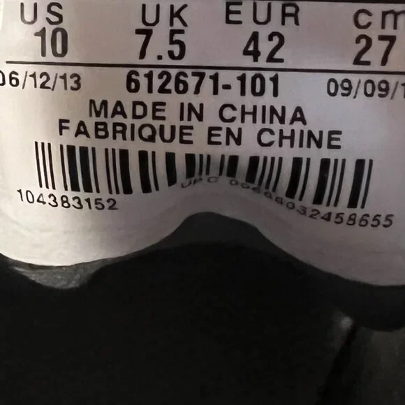 Nike Lunbar Saddle 612671-101 Pink/White leather Golf cleats - Picture 4 of 4